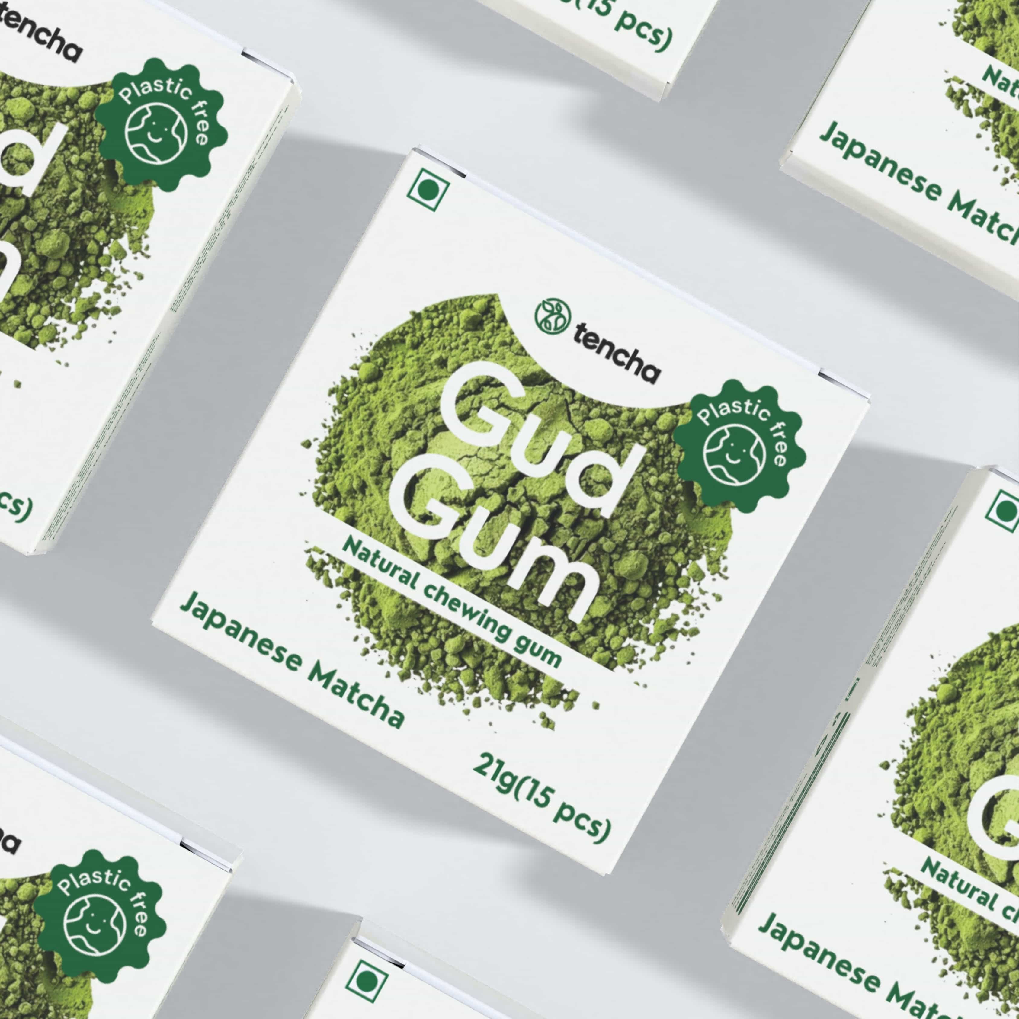 Japanese Matcha Chewing Gum | (Tencha x Gud Gum)