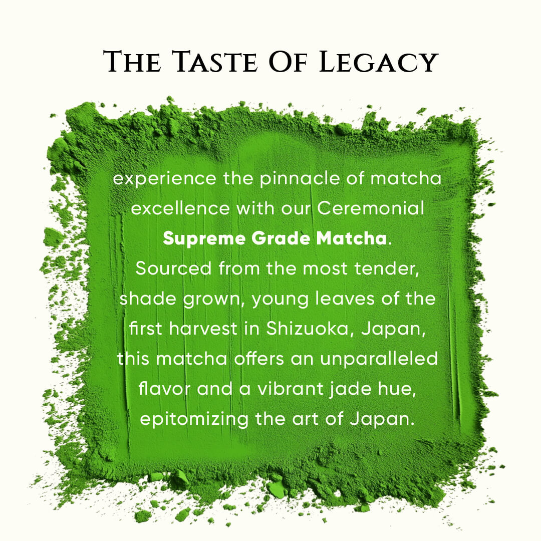 Ceremonial Supreme Grade Matcha | JAS Organic Certified | Japanese Matcha Green Tea | Spring Harvest