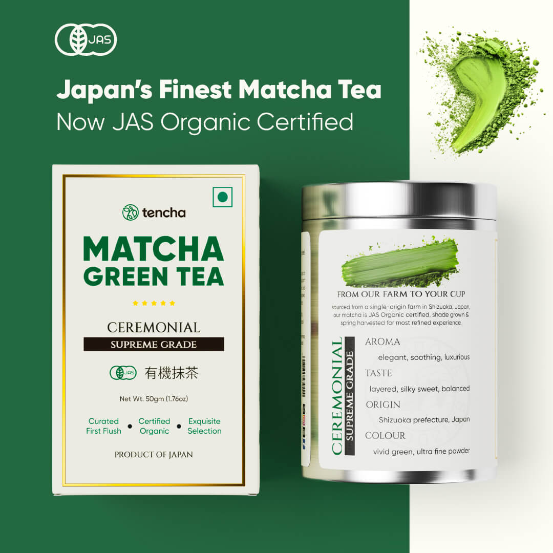 Ceremonial Supreme Grade Matcha | JAS Organic Certified | Japanese Matcha Green Tea | Spring Harvest