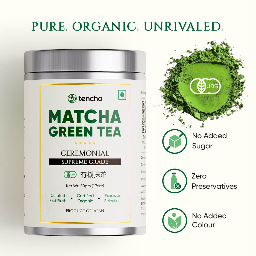 Ceremonial Supreme Grade Matcha | JAS Organic Certified | Japanese Matcha Green Tea | Spring Harvest